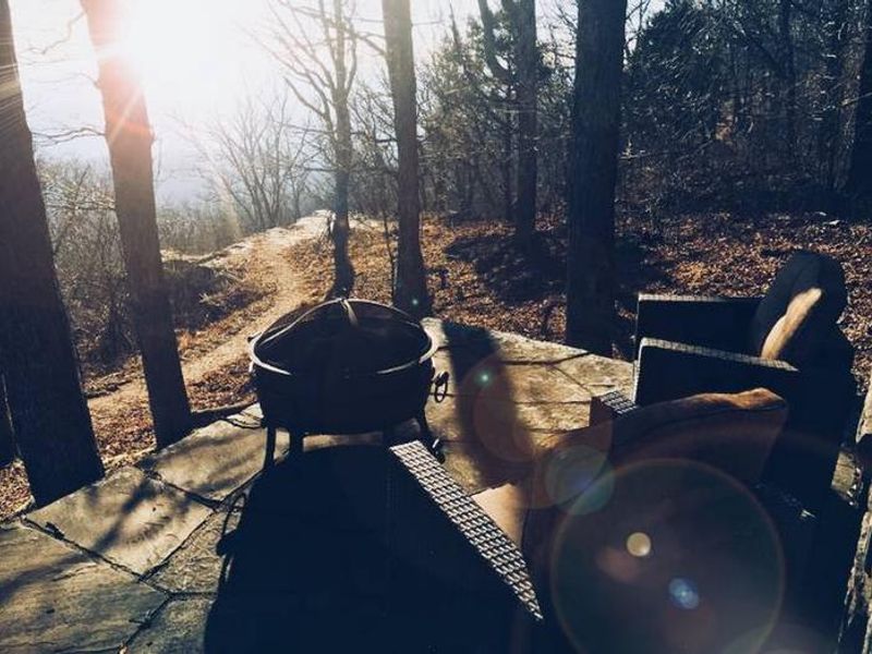 Cabin C is closest to the bluffs, SPECTACULAR views!