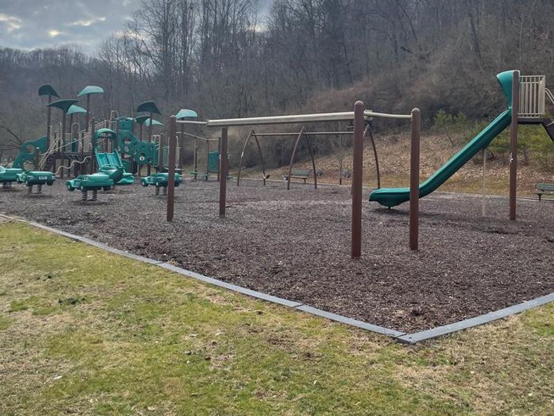 Playground located in the upper end of Riffle Run Campground