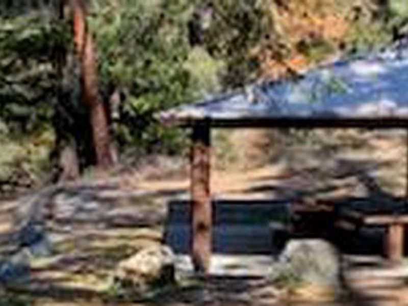 Shelter overlooking river