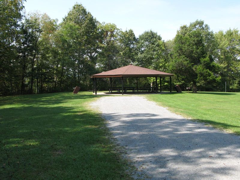 Picnic shelter at Burnwood