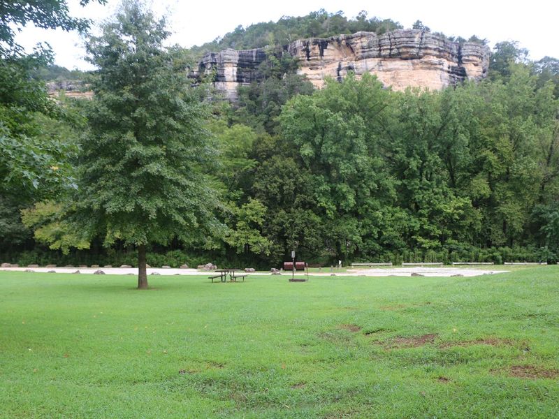 Kyles Landing is a great spot to camp along the Buffalo River.