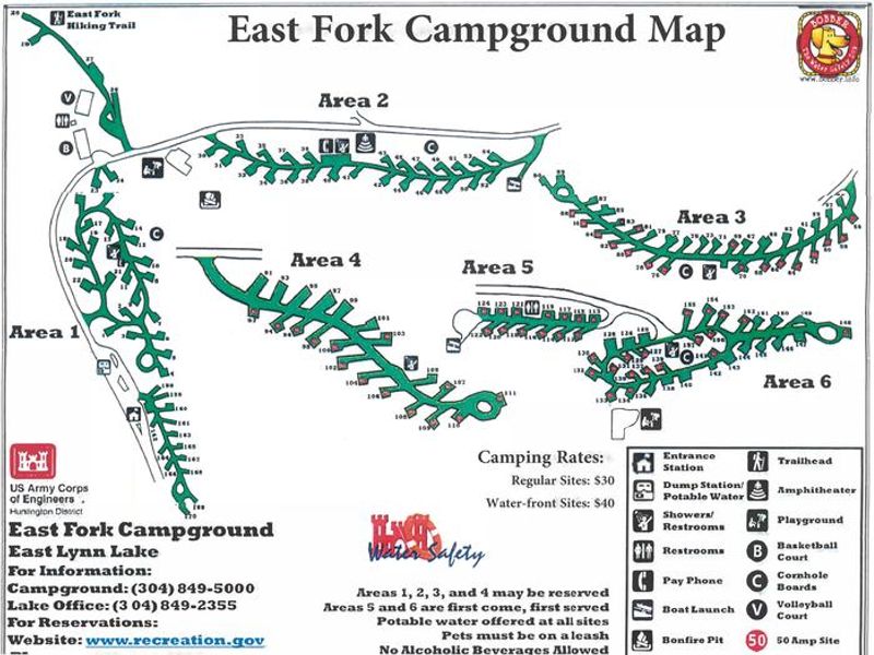 Depicted in this map is the layout of each area, as well as facility and amenity information.