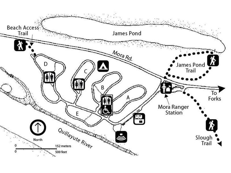 Mora Campground Map