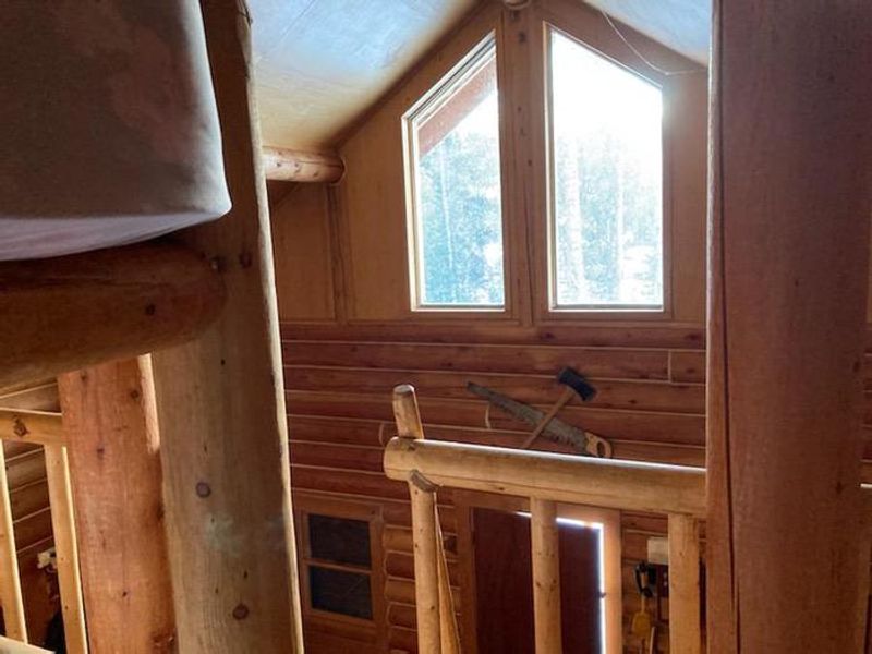 view from the sleeping loft 