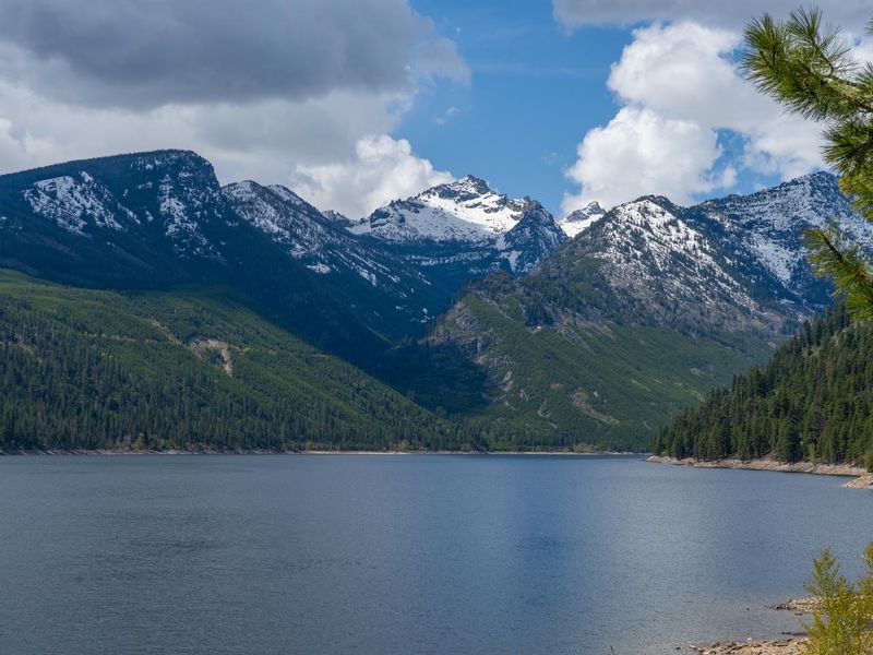 View across lake from cabin