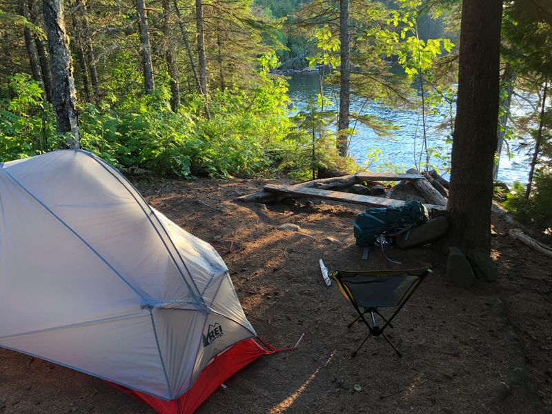 Huginnin Cove is one of the few campgrounds along the north shore of Lake Superior.