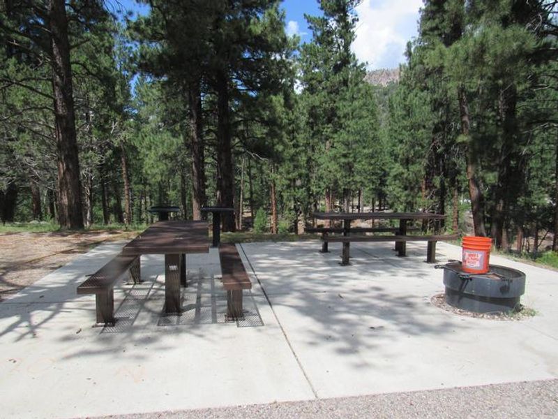 A campsite in the Effie Group camp