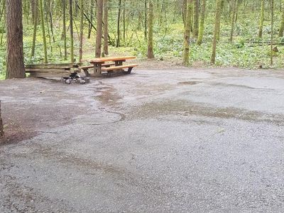 Wyeth campground Site #10 - room for many vehicles