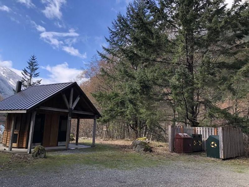 Amenities at Gorge Lake Campground include vault toilets, recycling and trash collection.