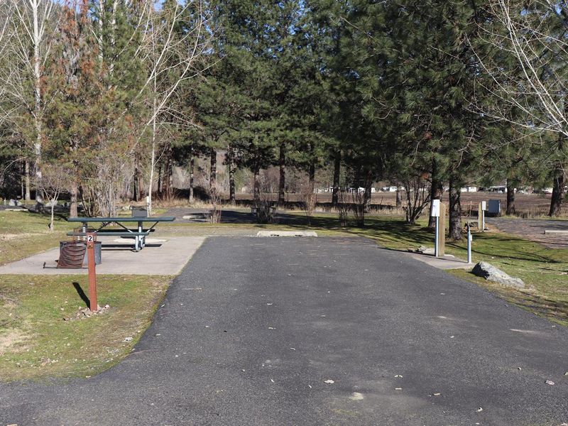 One of two accessible RV sites offered at Pink House Recreation Site.