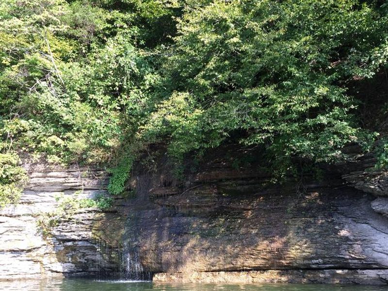 Cliff line at Lake Cumberland