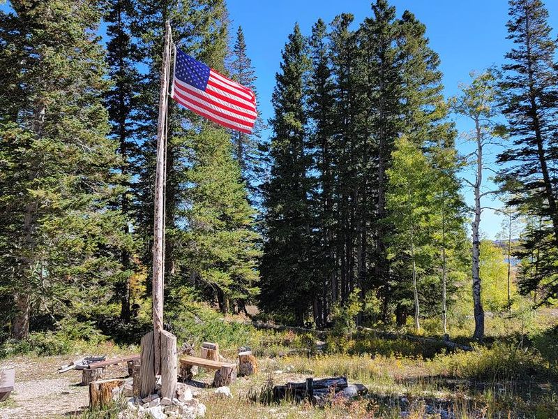 Indian Creek Guard  Station Front Porch