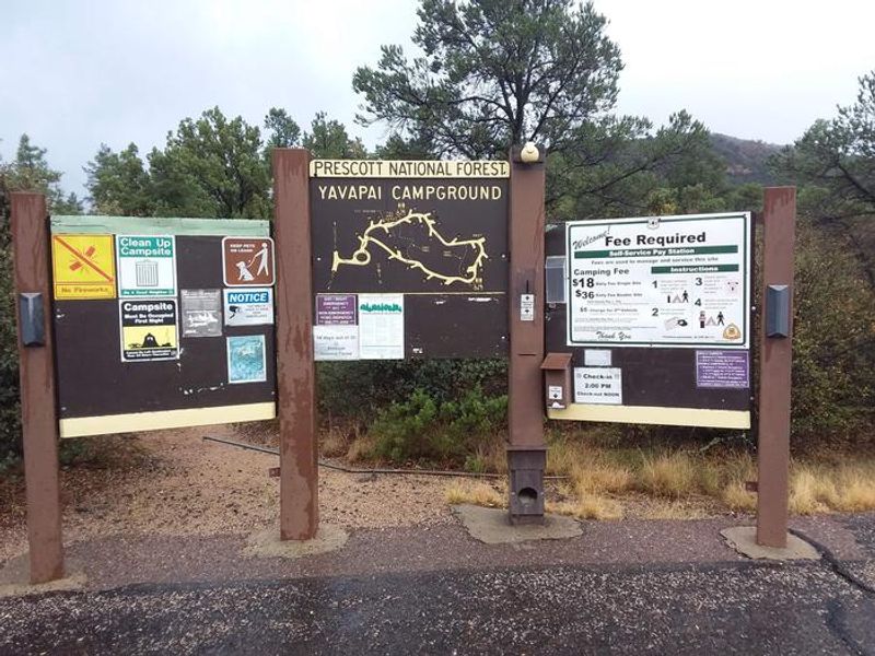 Yavapai Campground Information Kiosk