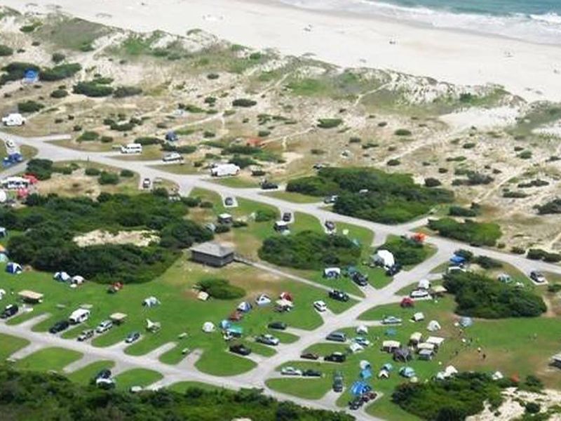 Ocracoke Campground A and B loops partial C loop