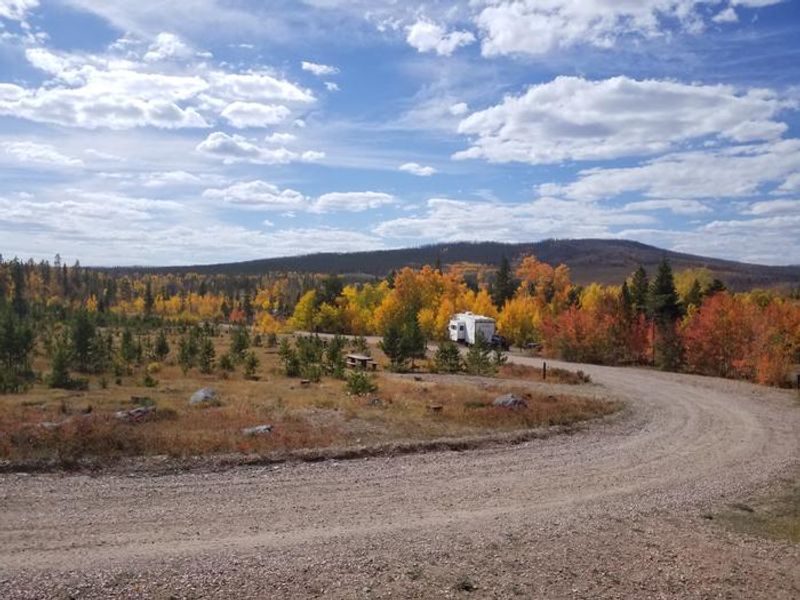 Lake Owen Campground fall colors