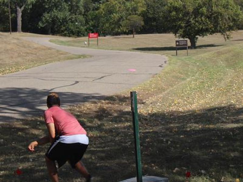 The 9-hole course ties directly into Riverside Park.