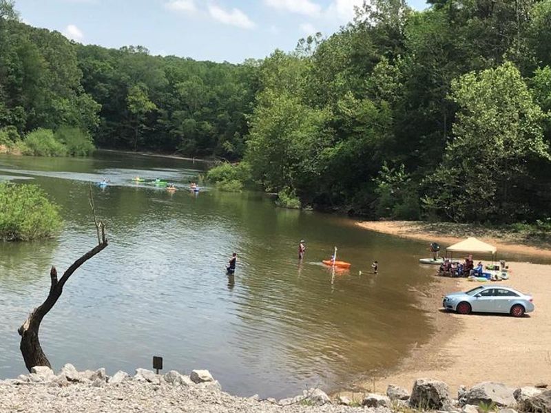 An ideal location for kayaker's and bank fishermen. 