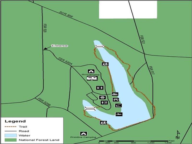 Marathon Lake Recreation Area Overview Map