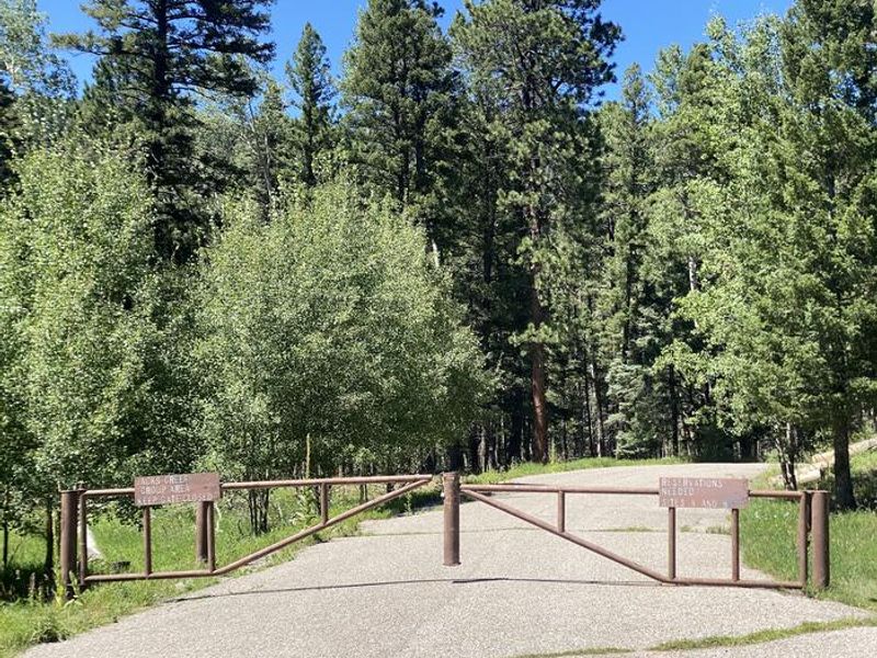 Jack's Creek Group Campground Gated Entrance