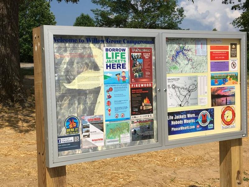 WILLOW GROVE CAMPGROUND BULLETIN BOARD 