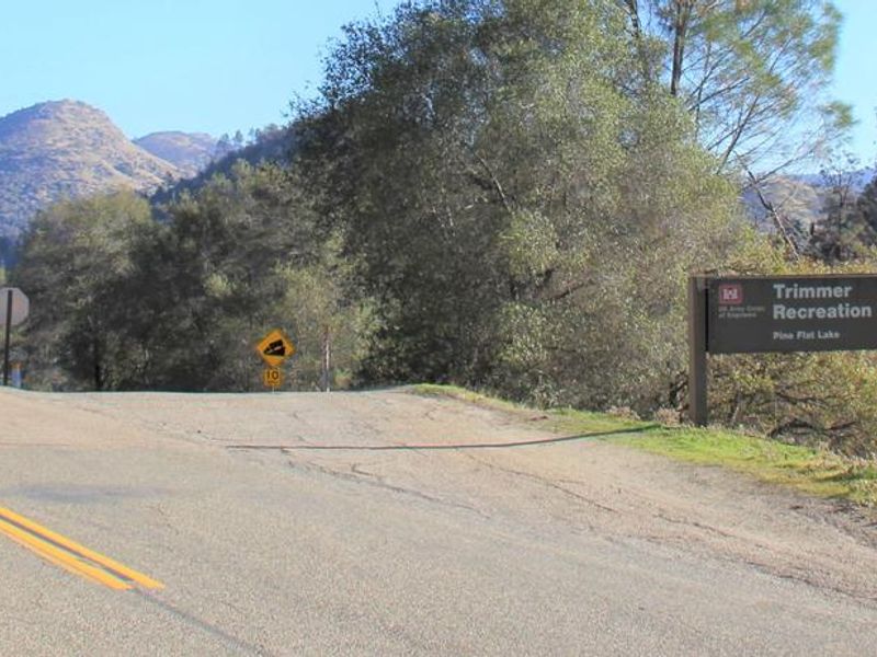 RECREATION AREA ENTRANCE FROM E. TRIMMER SPRINGS ROAD