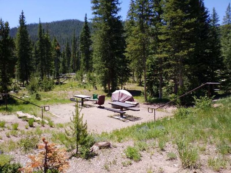 Hahns Peak Lake, Site 23, double site