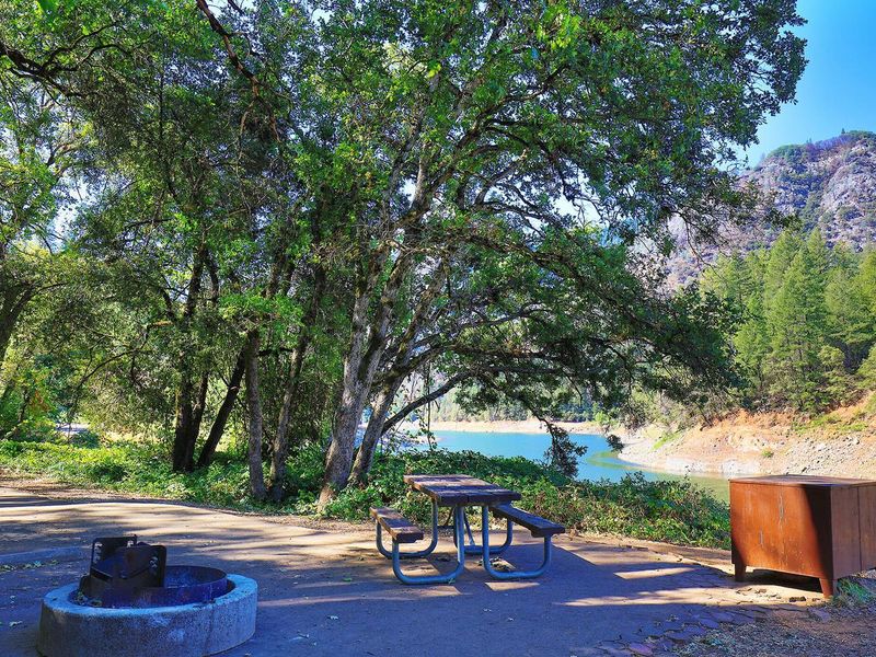 Campground at full pool