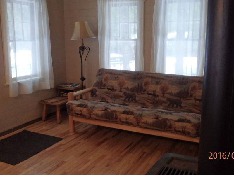 A cozy little cabin, in the mountains.