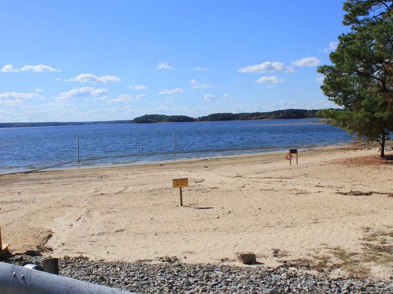 Welcome to North Bend Park! This is the Mays Chapel Swimming Area. This swimming area is for campers only. 