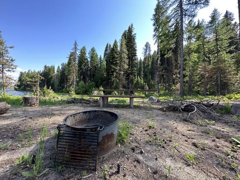 Fire Ring & Picnic Table