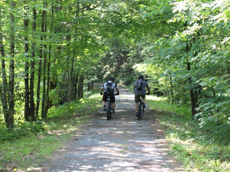 Biking the West River Trail
