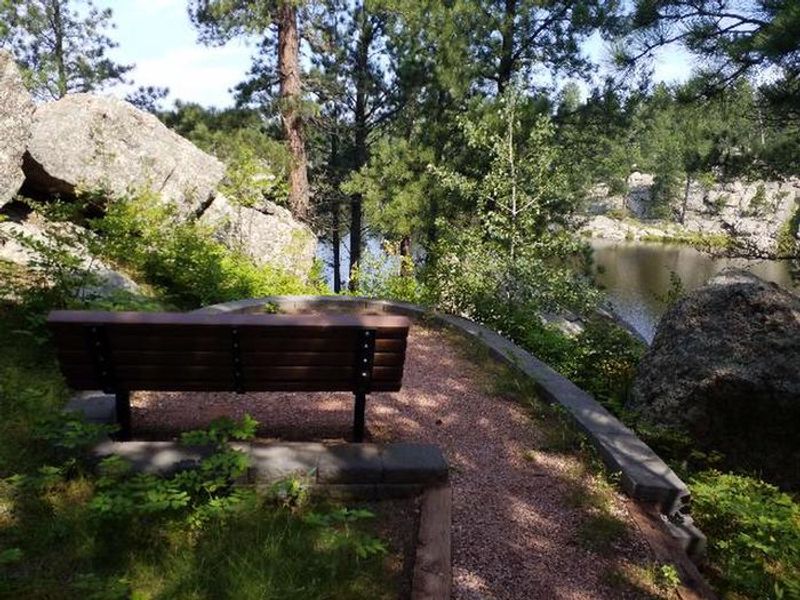 Bench Overlooking Lake