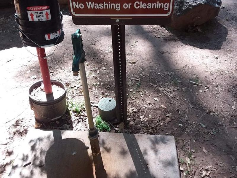 Manzanita Campground water pump