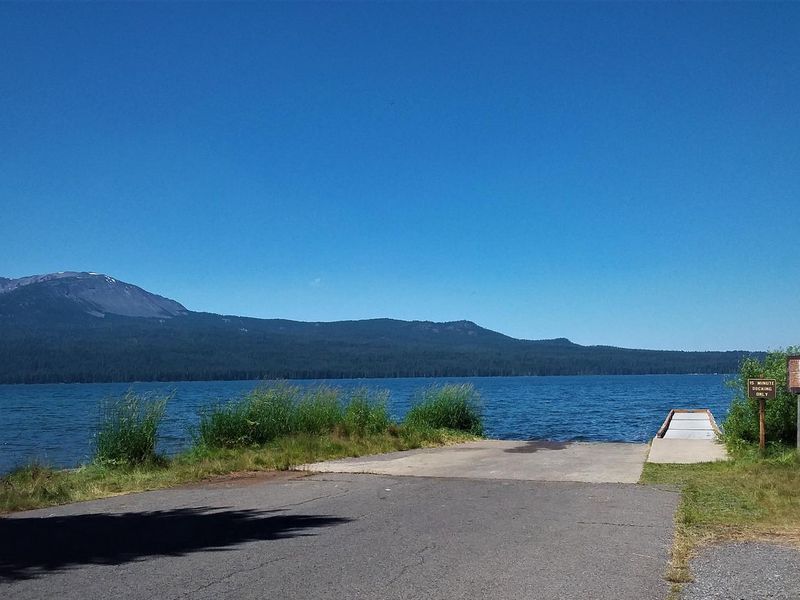 Overlooking Mt. Bailey from the south side of Diamond Lake, Umpqua National Forest