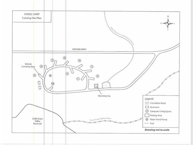 Horse Campground Map