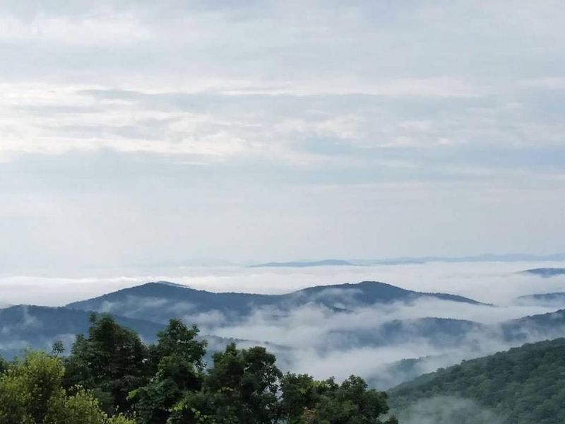 Lingering morning cloud cover is a common sight.