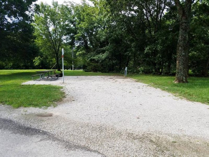 Campsite in Sparrowfoot Campground