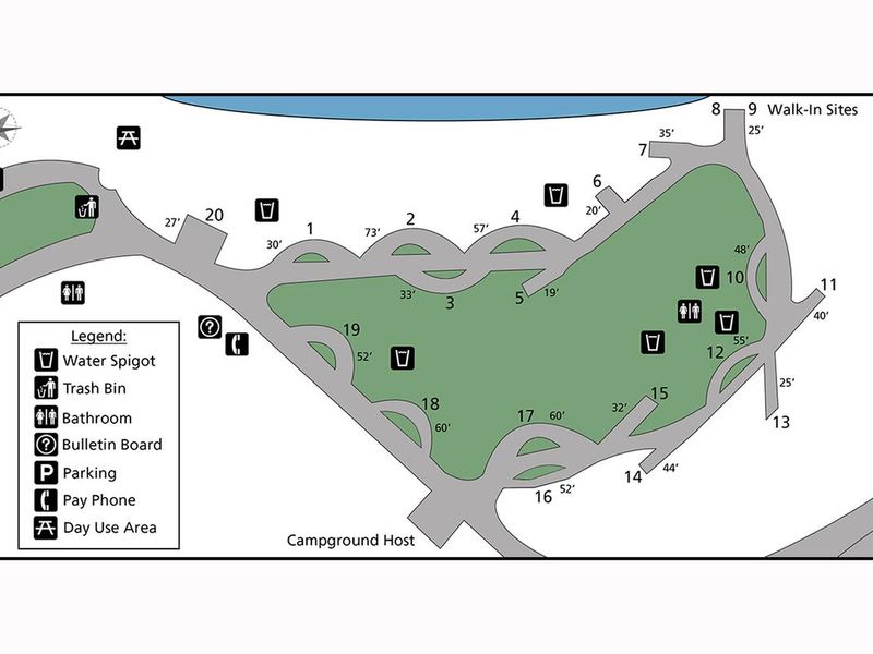 Site Map Porcupine Bay Campground