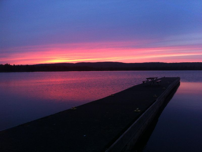 Another magical sunset on Isle Royale.