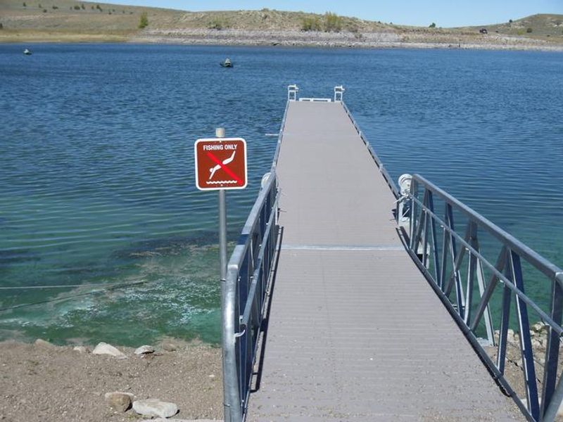 Dock located at Panguitch Lake  on the north shore