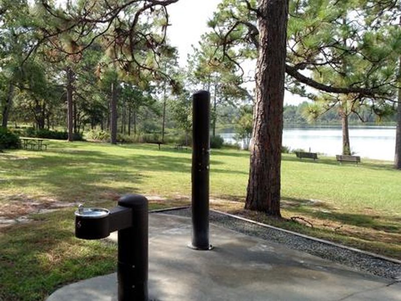 CAMEL LAKE CAMPGROUND WATER FOUNTAIN AND OUTDOOR SHOWER/RINSE