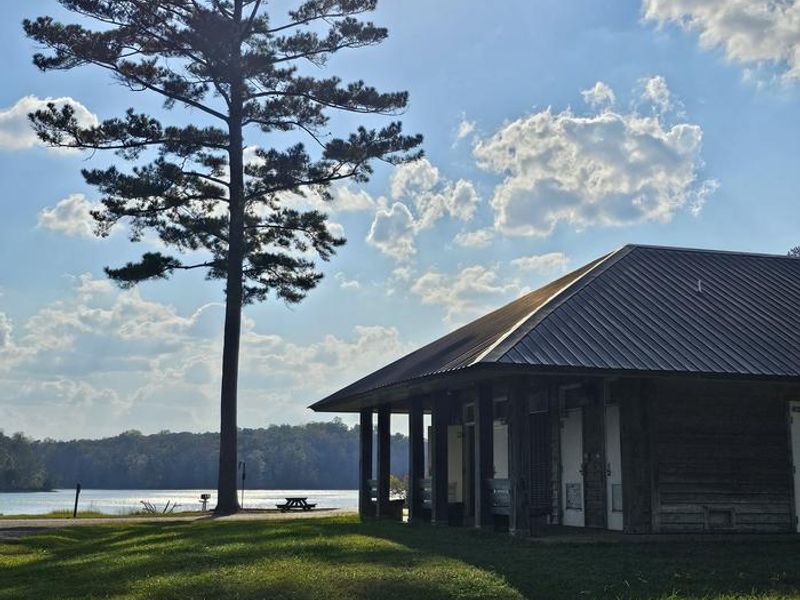 view from the shower side