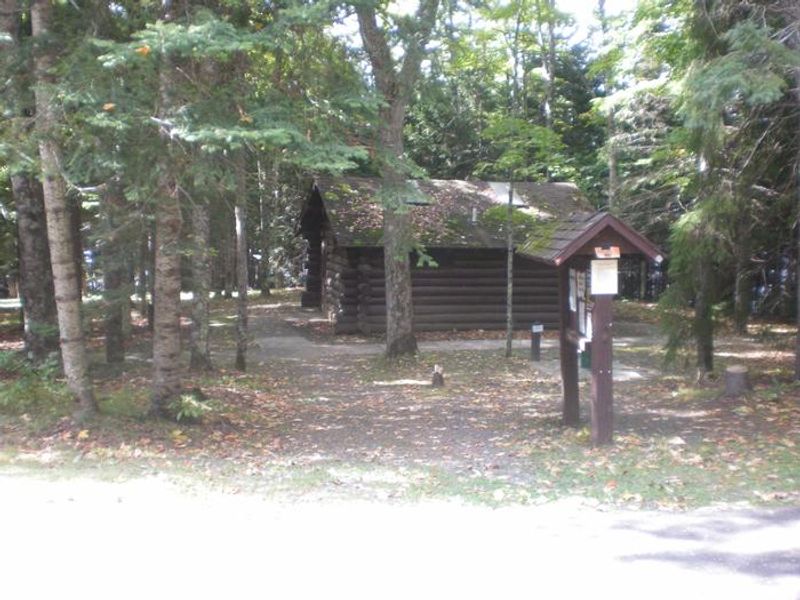 Lake Ottawa Campground restroom building.