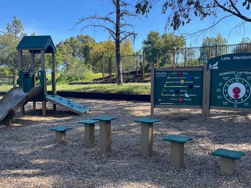 Seen here is the Overlook Day-Use Area playground.