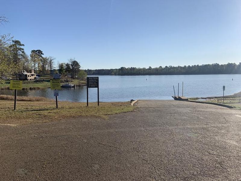 Campground boat ramp