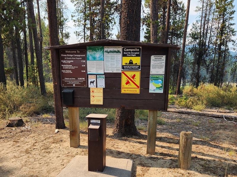 SHEEP BRIDGE SIGN BOARD