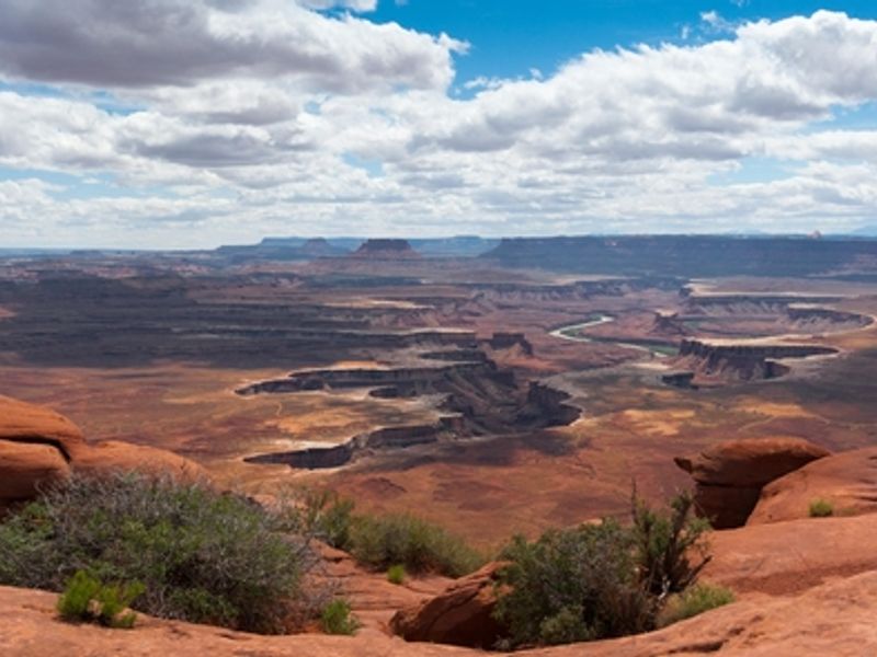 Green River Overlook is just down the road from the campground.