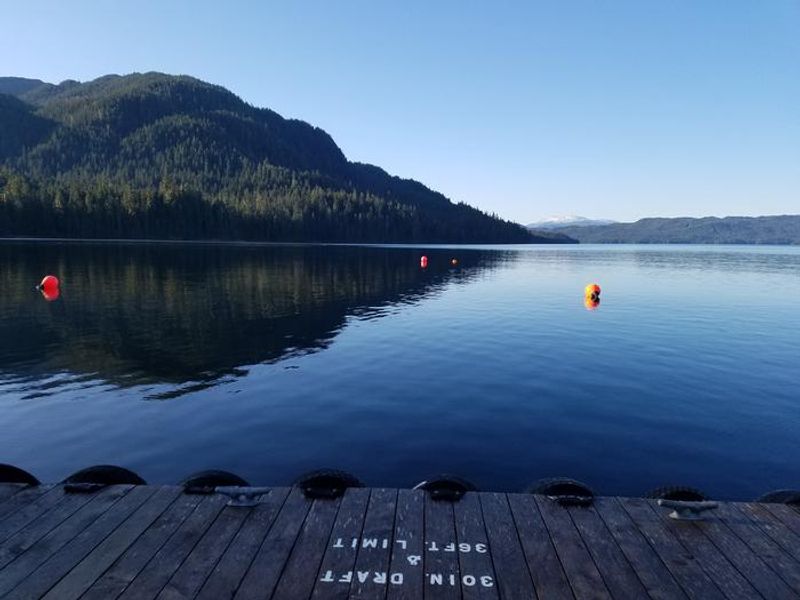 Mooring float in Anan Bay, requirements are 36ft limit with 30 inch draft