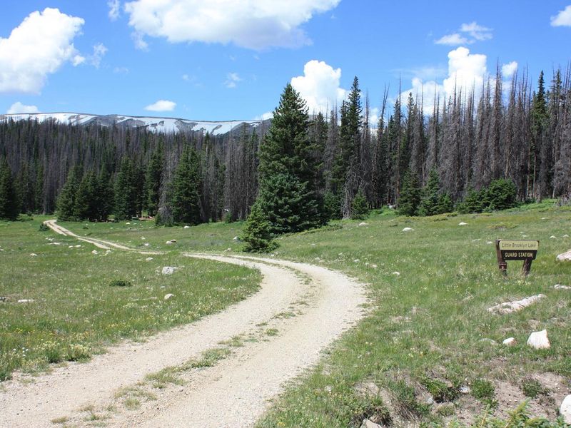 Little Brooklyn Lake Guard access road