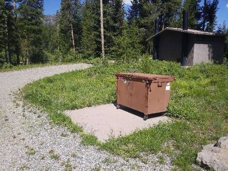 Trash Bin #3 - Please pack out what you can!